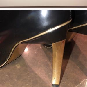 Ted baker black leather heels